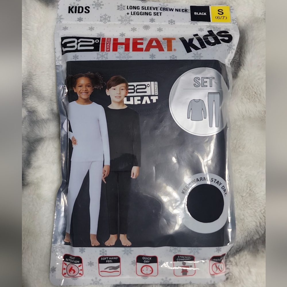 32° degrees Heat Kid's long johns Size S (6/7)
